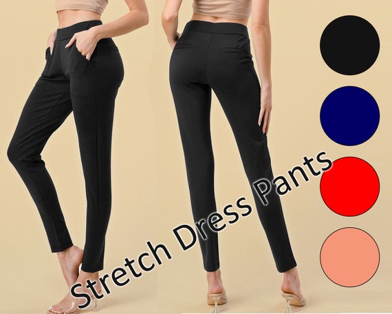 Women's Work Dress Stretch Pants 