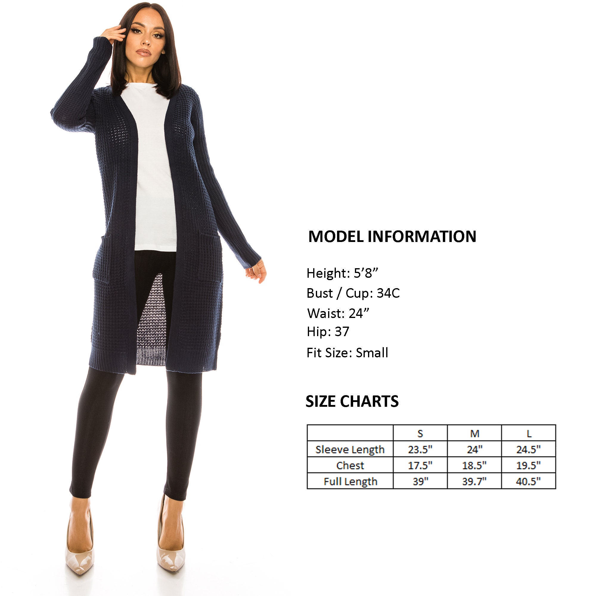 Cotton Waffle Short Sleeve Cardigan Women