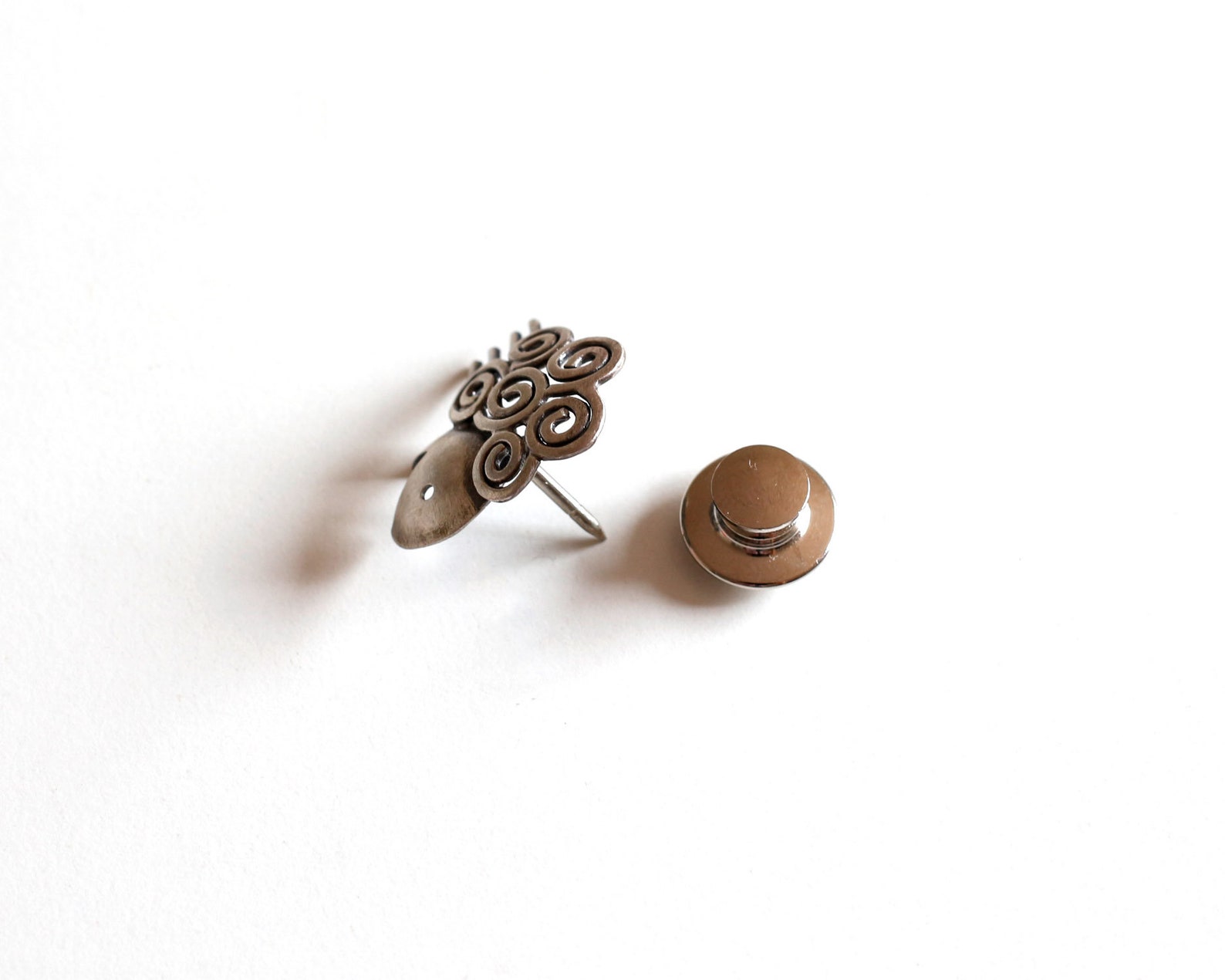 Sterling Silver Sheep Pin Brooch Rustic Curly Sheep Collar - Etsy