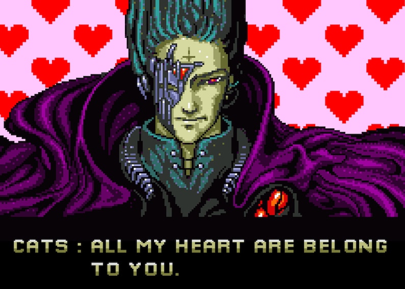 All My Heart Retro Gaming Valentines Card