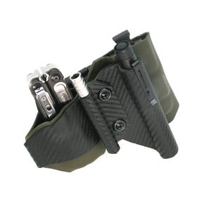 Funda para múltiples herramientas con accesorios: funda Essential MINI para linterna, puntas, extensor y multiherramienta
