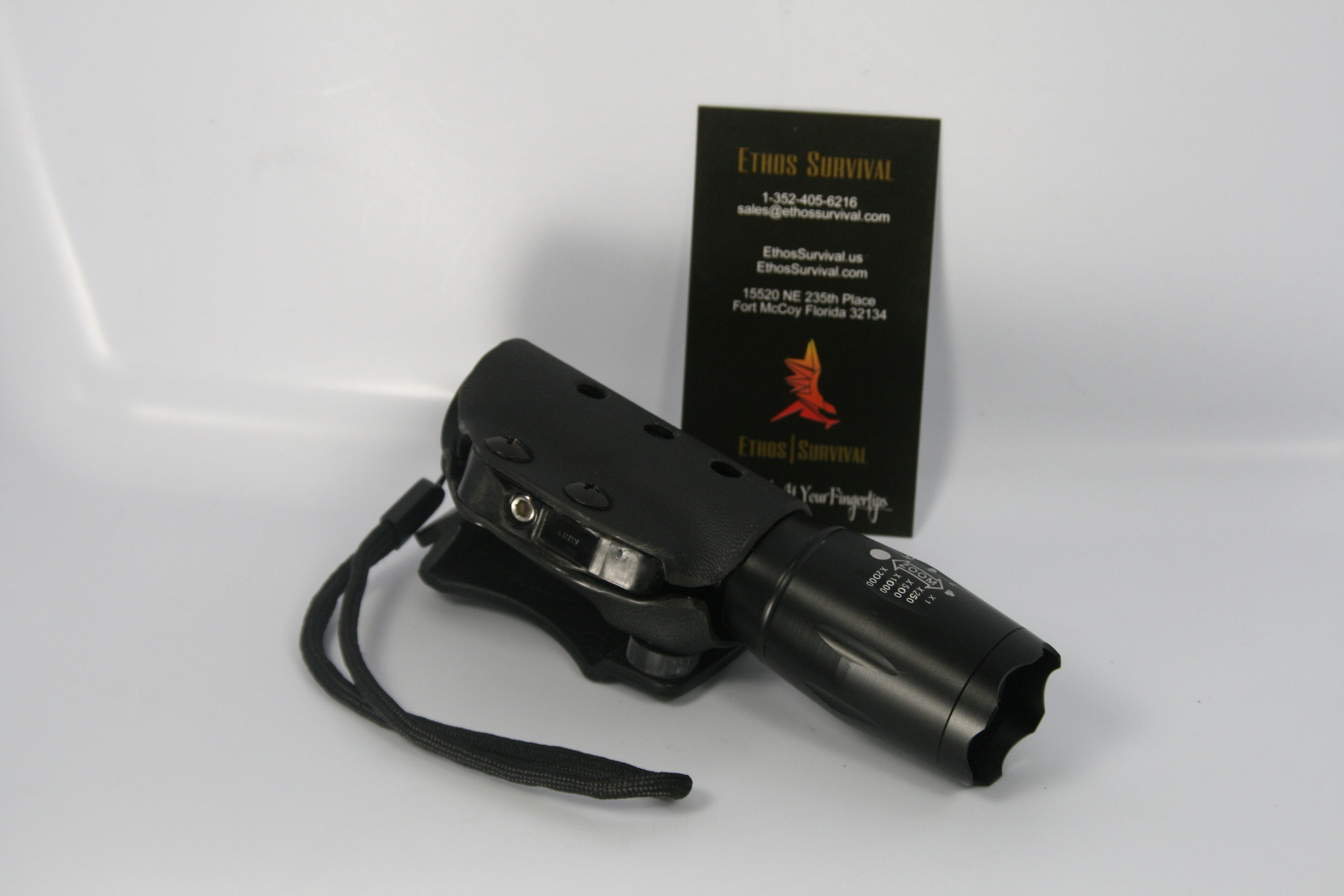 Tactical Flashlight and HolsterKydex holster with belt clip. Etsy