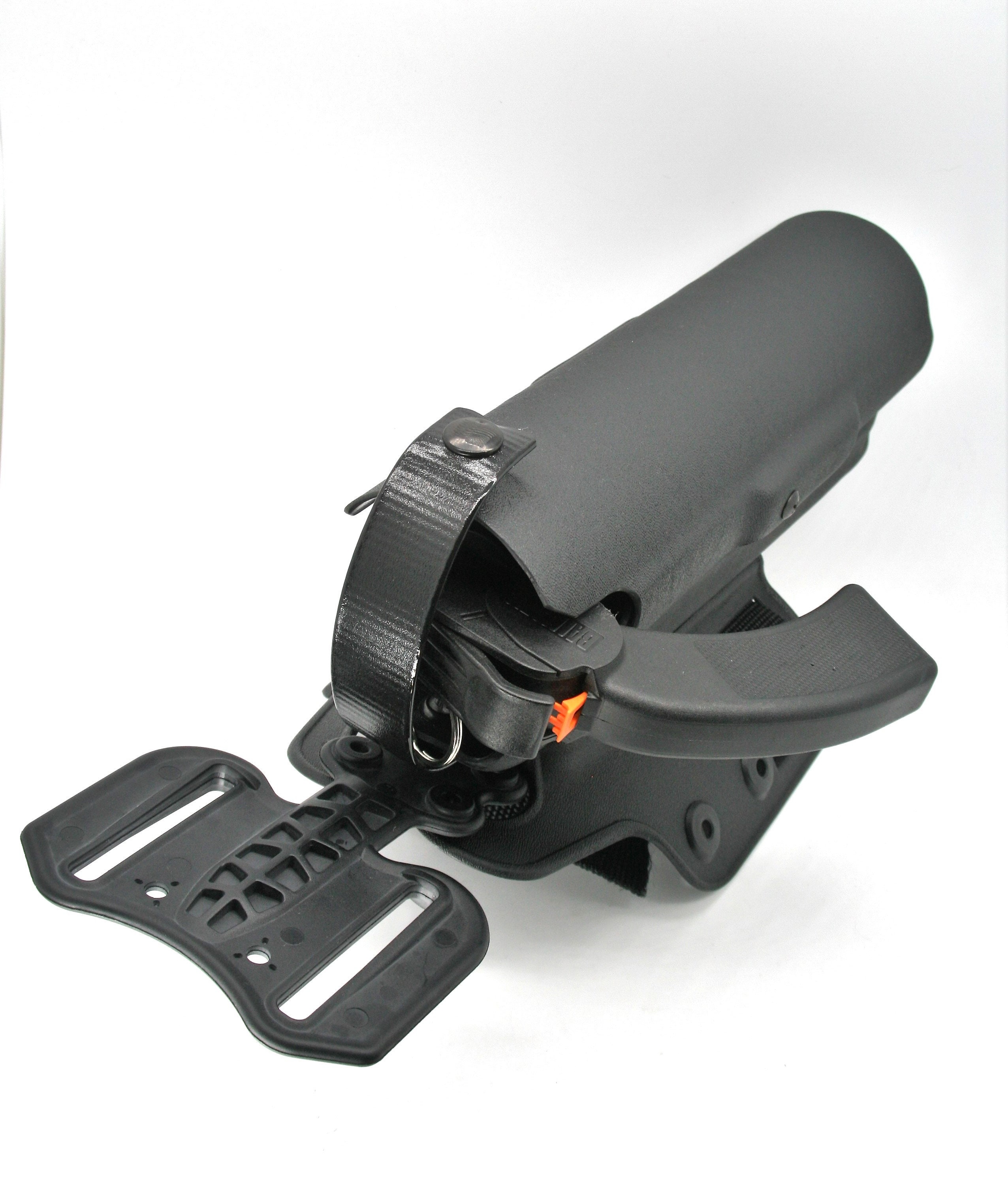 thumbnail image 2 of Tactical MK9 Drop Leg Water Bottle Holster – Ambidextrous Thigh Holder For Sprayer Or Bottle, Nylon 2 of 6