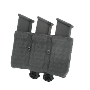 Triple Magazine Holster, Case with individual tension for each mag. ES System tension 2.0