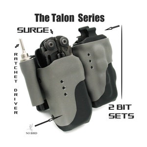 Multi tool Acessory Case-ES TALON-Compact Tool Holster with a Unique Style. A great way to hold your multi tool and bits. Tools not included