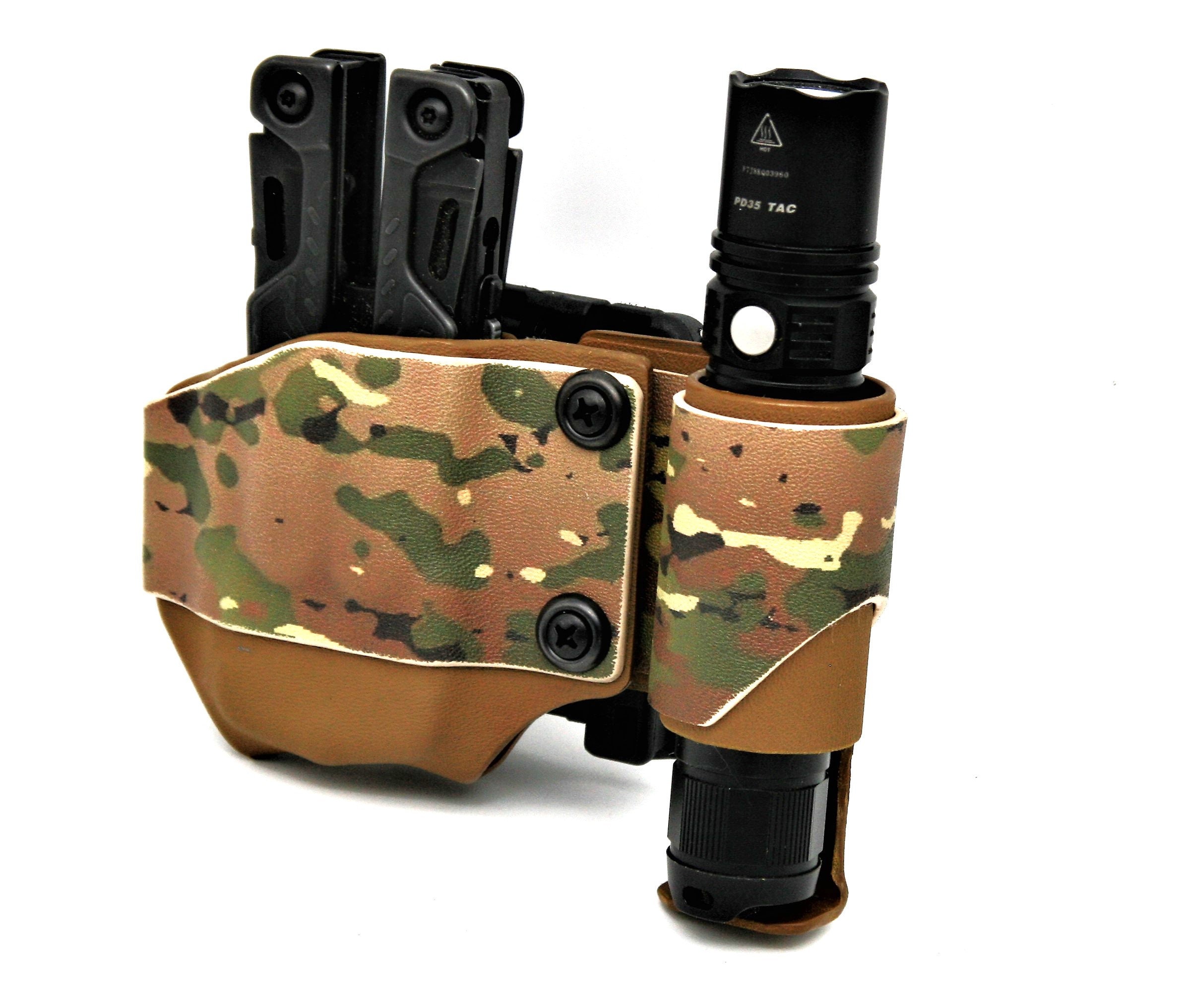 Kydex Combo - Molded Sheath + Adjustable Belt Lock for EOD