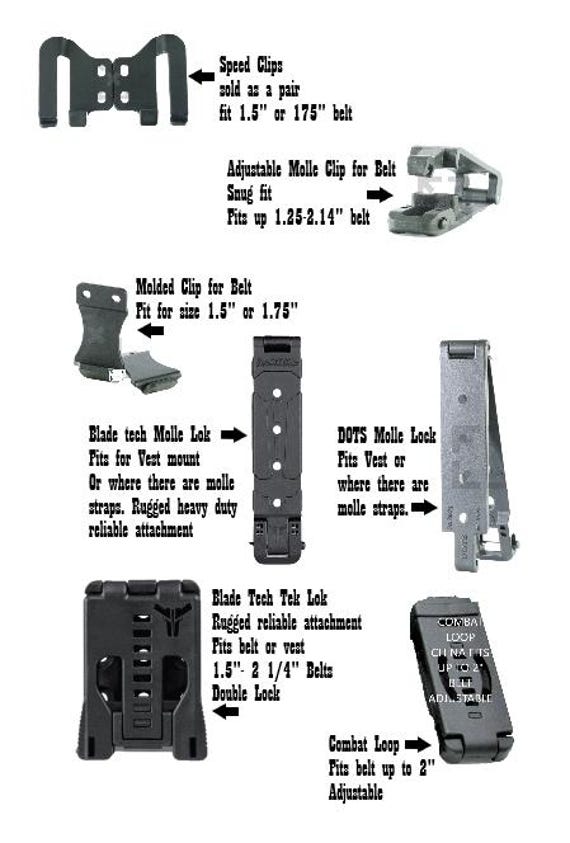 Streamlight Protac 2L-X Flashlight Holster: Adjustable ES System