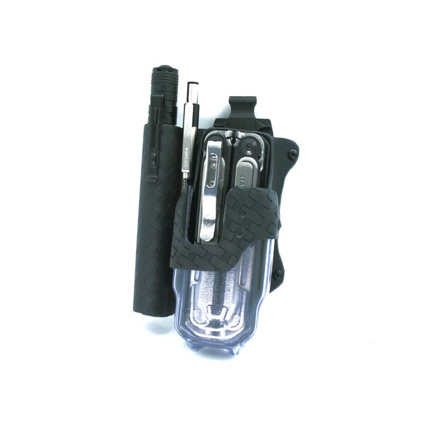 Estuche y funda para multiherramienta Leatherman ARC: Sistema de tensión ES. El elegante estuche Kydex VOID para multiherramienta.