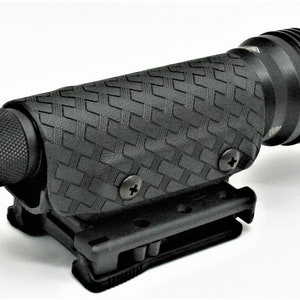 Minimalist Kydex Flashlight Holster: ES® System Tension, Custom Fit