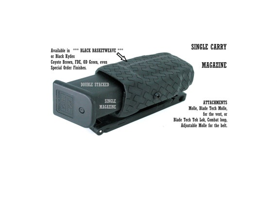 Magazine Holster Single - Universal carrier with a great look.ES® patiented retention System