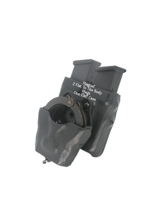 Double Mag with cuff case combo =MAGCUF 3.0 Gibster/modular system ES® Magazine / Cuff Combo, police, leo, security, first responders