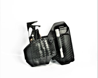 Leatherman, Gerber, Sog, Funda compacta para multiherramienta con accesorios, funda Kydex.
