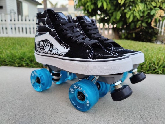 Custom Vans Roller Skates con de nylon y ruedas - Etsy