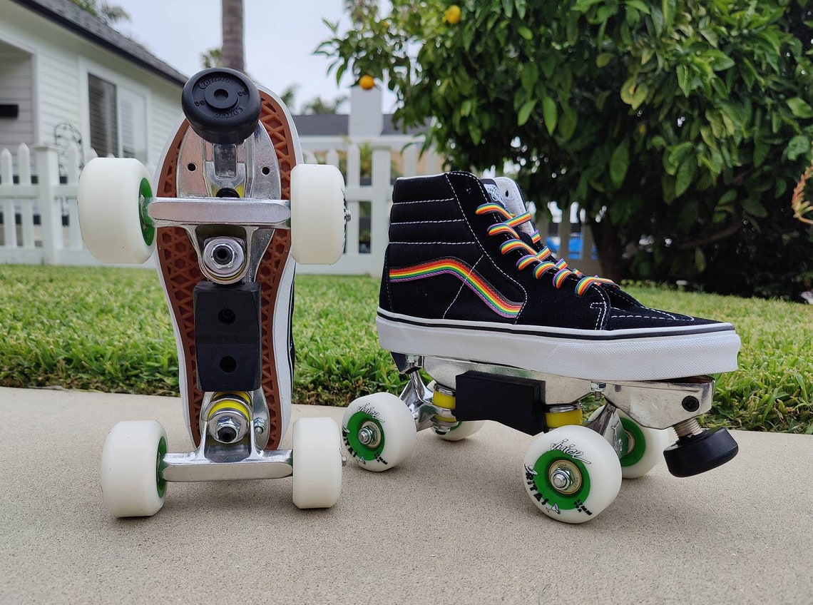Custom Vans Skate Park Roller Skates Etsy