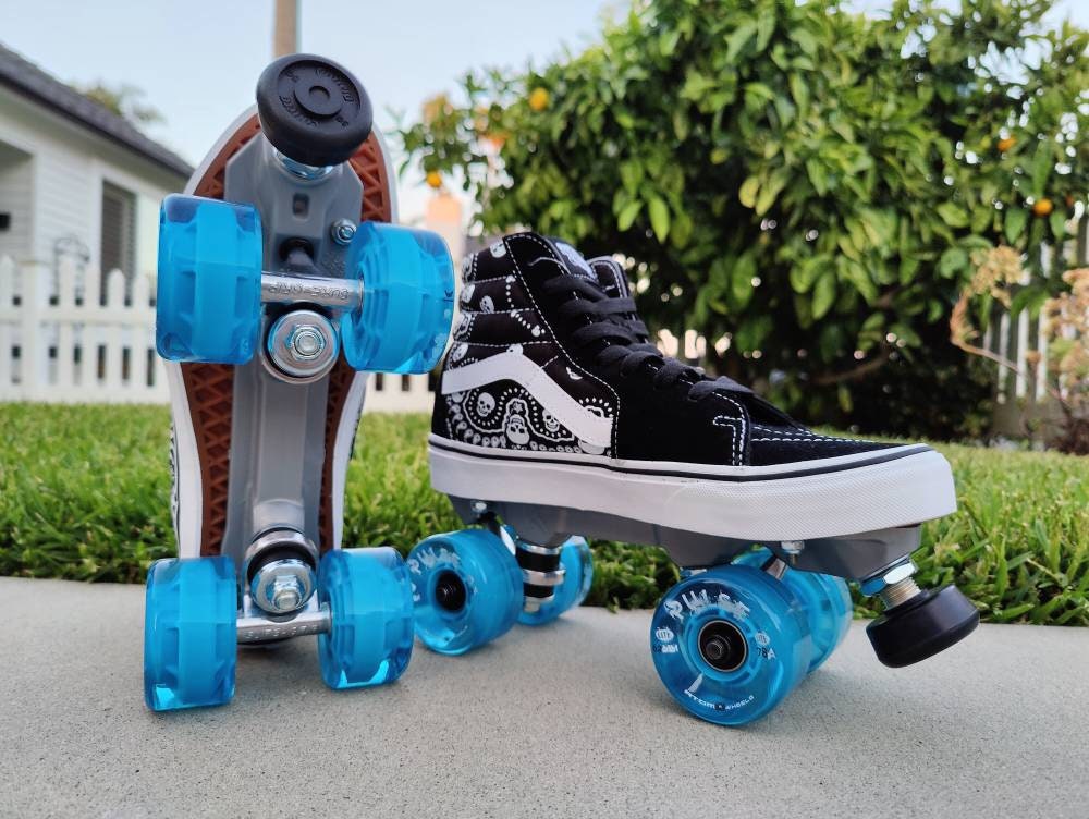 Custom Vans Outdoor Roller Skates W/ Nylon Plates & Pulse Lite Etsy