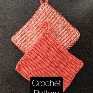 Helpful Hot Pad Crochet Pattern / Easy Trivet DIY / Cotton Pot Holder Instructions