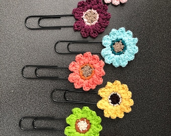 Crochet Flower Bookmark / Bouquet Book Marks