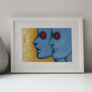 Fantastic Planet Digital Watercolor Print Vision image 3