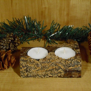 Rustic Candle Holder-Accent Candle-Tea Candle Holder-Reclaimed Wood Candle Holder-Living Room Decor-Candleholder-Wedding Gift-Home Decor