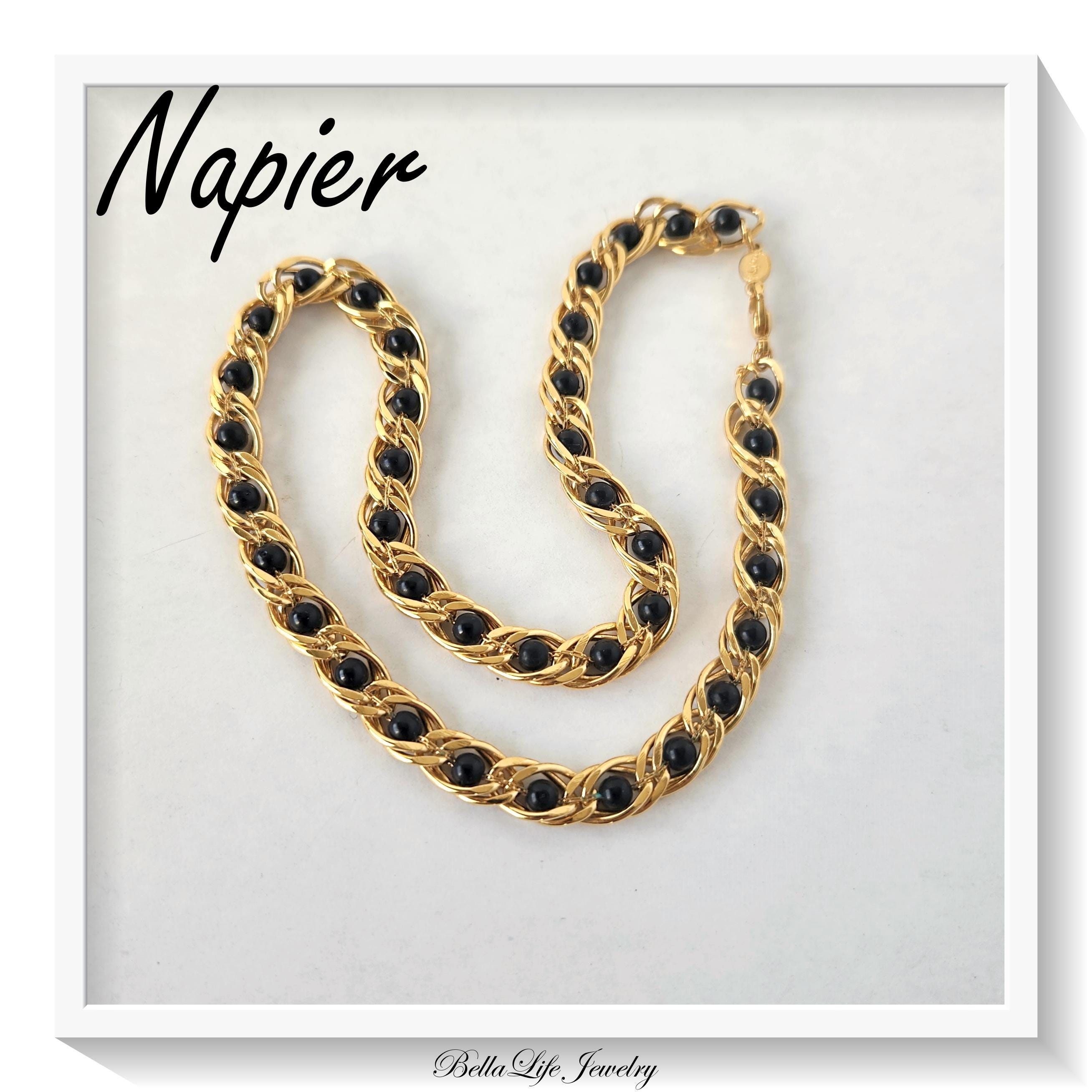 Vintage napier gold chain - Etsy 日本
