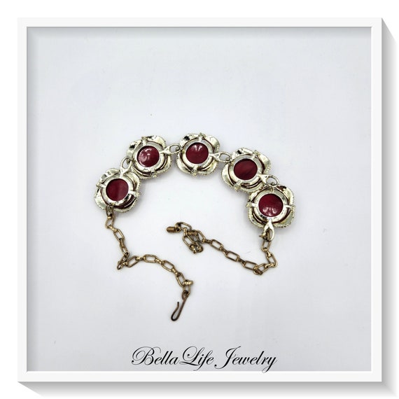 CLEARANCE Vintage Cherry Red Necklace Choker - image 6