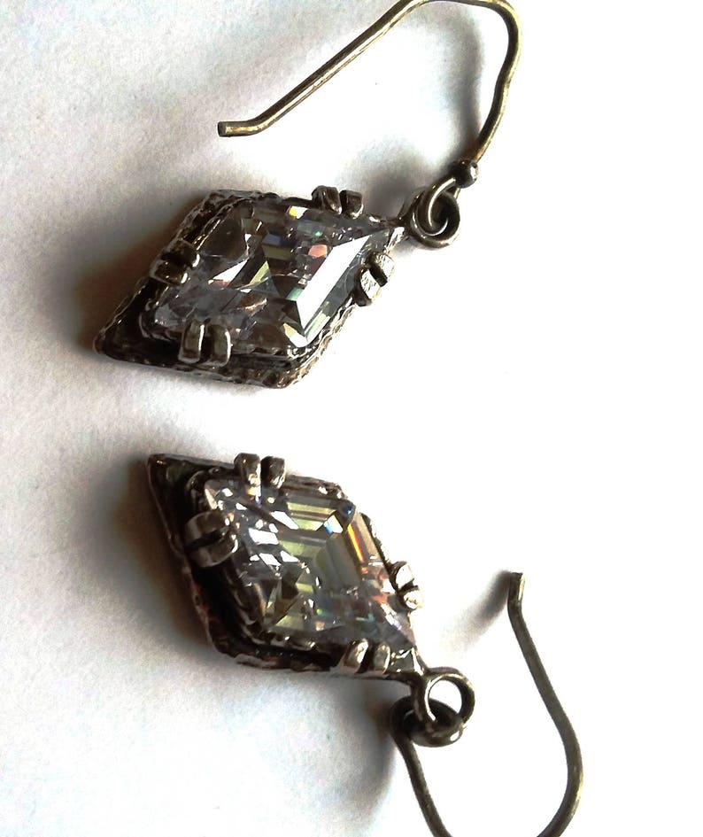 Sparkly and Beautiful! 925 Silver Israel Earrings