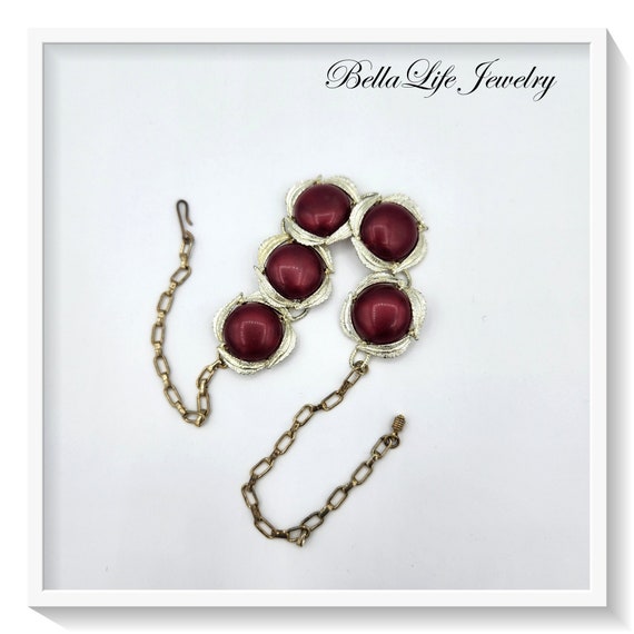 CLEARANCE Vintage Cherry Red Necklace Choker - image 5