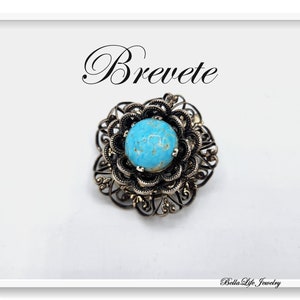 Brevete SGDG Hubble Glass French Dress or Scarf Clip