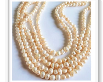 5 Strand Freshwater Pearl Necklace