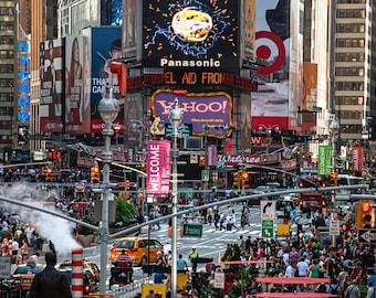Yahoo Times Square Original Digitalt Fotografi