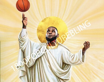 Saint Lebron James Prayer Candle Etsy