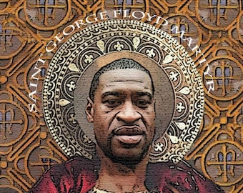 San George Floyd - Impresión digital, Haz tu propia vela - 100% a caridad