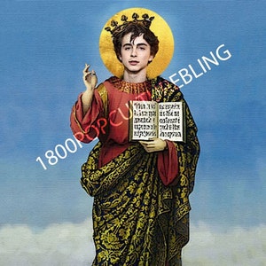 Saint Timothée Chalamet Prayer Candle