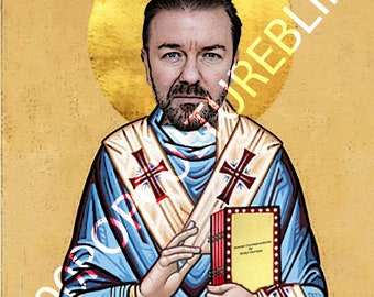 Saint Ricky Gervais Prayer Candle