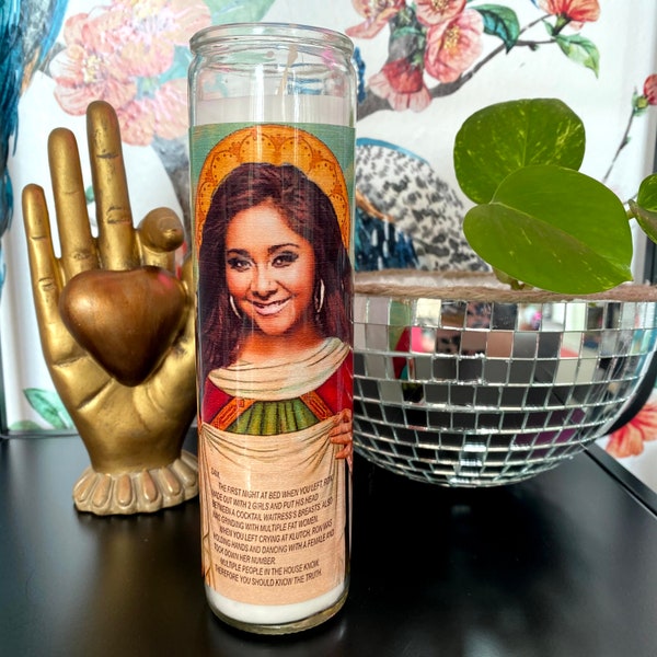 Saint Nicole Polizzi "Snooki" - Jersey Shore Prayer Candle