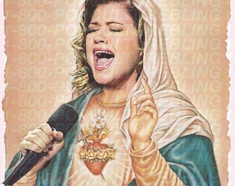 Saint Kelly Clarkson Prayer Candle - Pick Your Kelly!