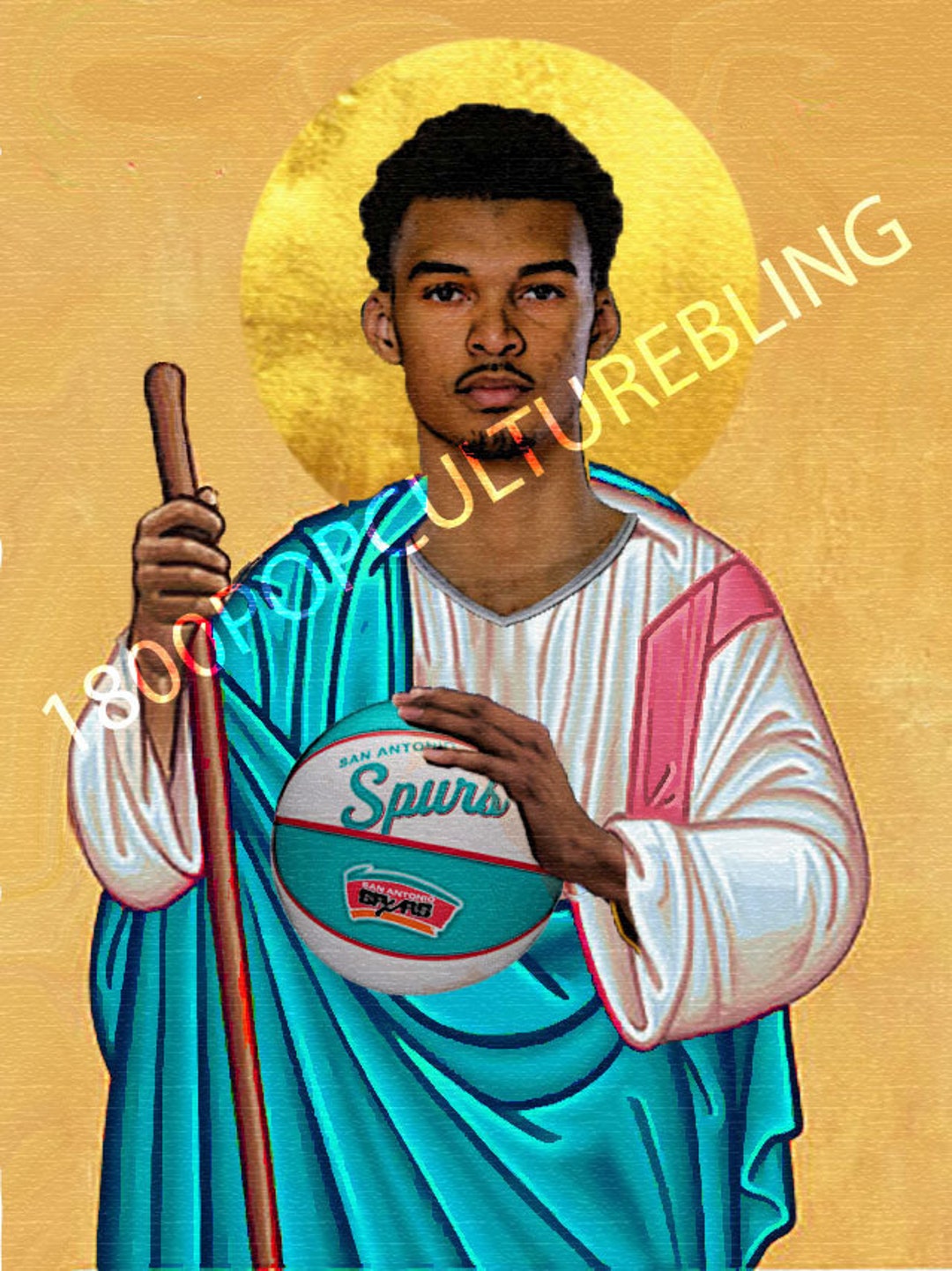 Saint Victor Wembanyama wemby Prayer Candle San Antonio Spurs Etsy