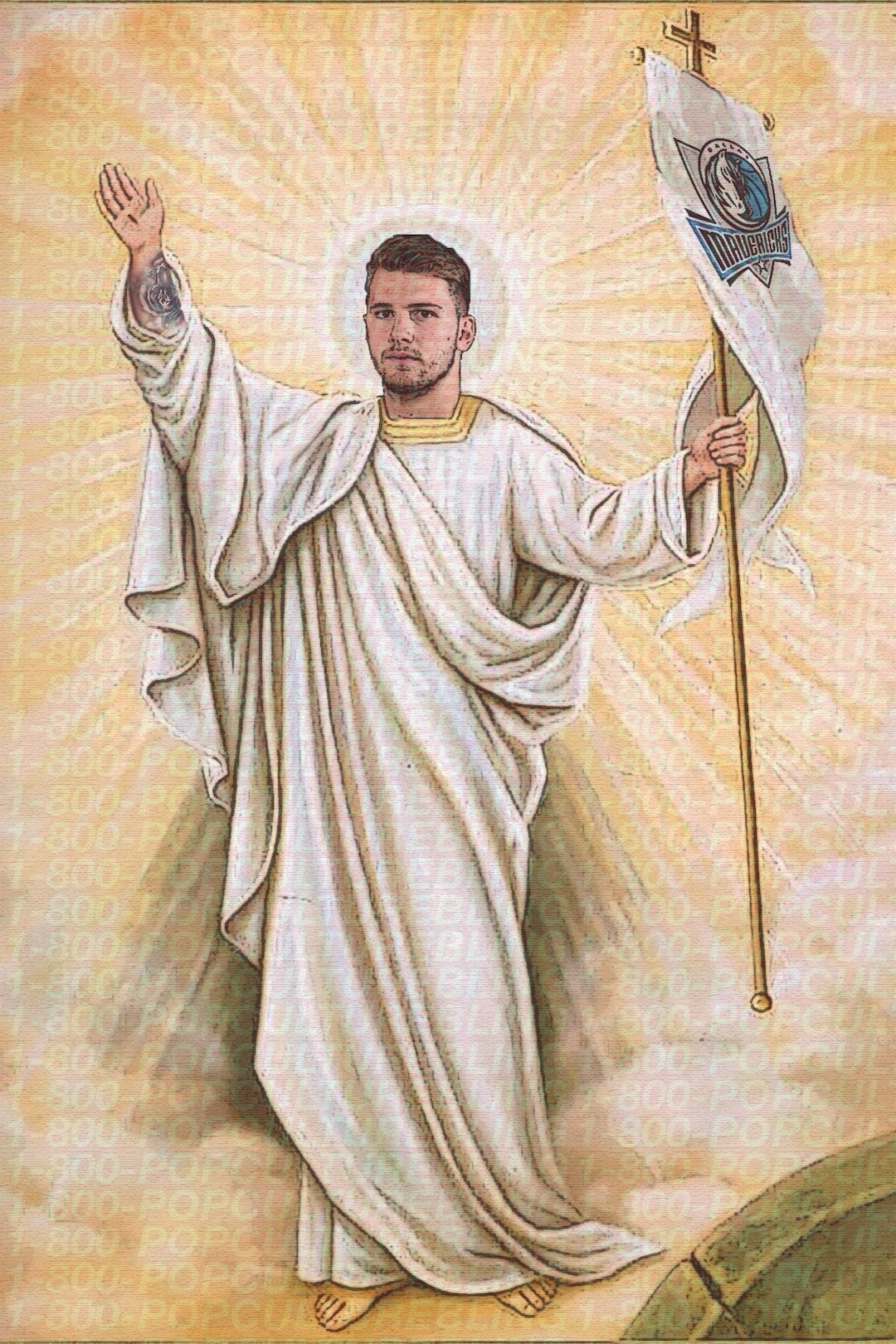 Saint Luka Dončić Prayer Candle Dallas Mavericks Etsy