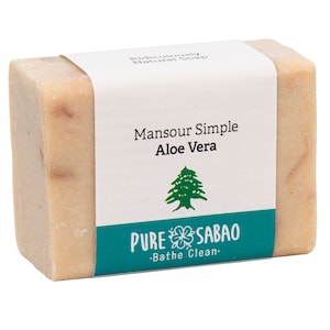Mansour Simple Aloe Vera Olive Oil Soap