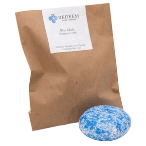Blue Musk Shampoo Bar – Redeem Soap Company