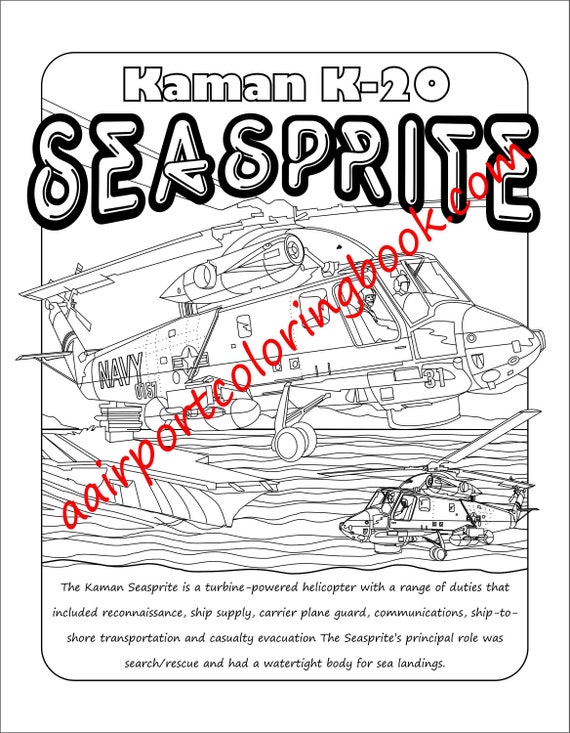 Coast Guard Helicopter Coloring Pages