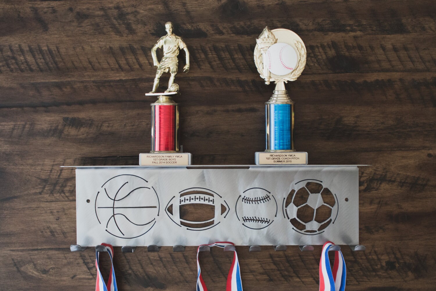 All Sports Medal Display Trophy Shelf/ All Sports Medal Etsy
