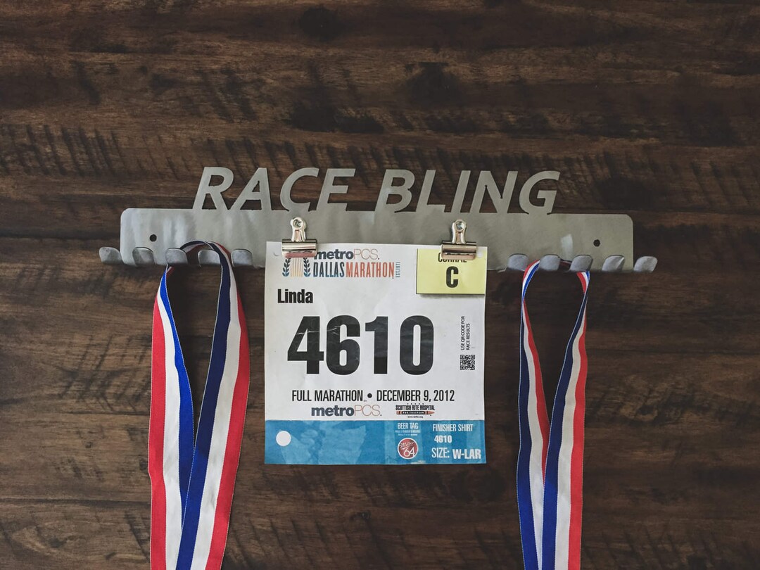 Running Bib and Medal Holder Running Medal Holder Race Bib Etsy UK