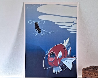 Fishing ... !!! - Magikarp Print