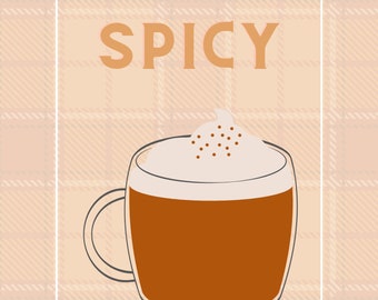 Zucca Spezia Caduta Wall Art Digital Download, Accogliente, Wall Art, Mela Sidro, Decorazioni Autunno, Plaid, Arancione, Amicigiving