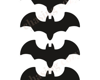 Pipistrelli stampabili, Pipistrelli per decorazioni di Halloween, Decorazioni autunnali, Festa di Halloween per bambini, Decorazioni spettrali carine, Decorazioni autunnali Boho, File di taglio, Decorazioni per mensole