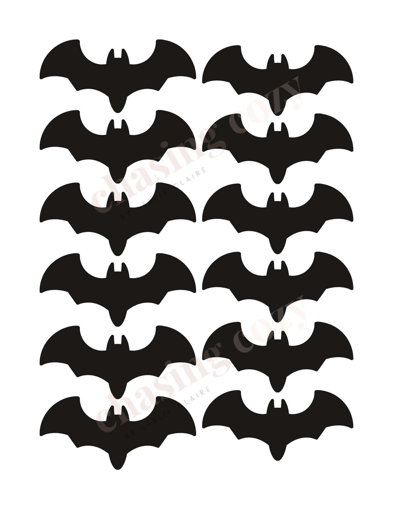 Printable Bats, Bats for Halloween Decor, Fall Decor, Kid’s Halloween ...
