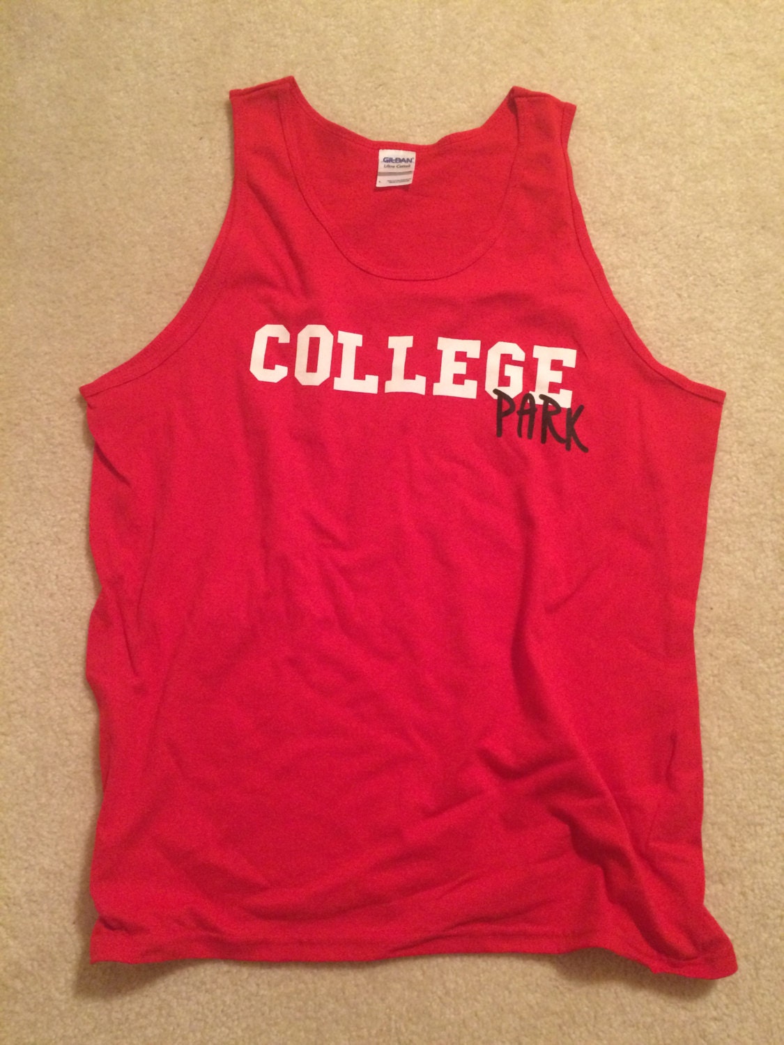 College Park Red Tank | Etsy