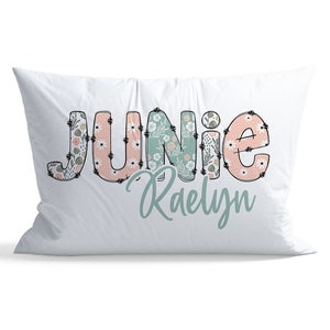 Pillow Covers for Kids, Personalized Pillow Case, Name Pillow case, Standard Size Pillow Cover, Pillows Cases, Slumber Party Pillows Pastel