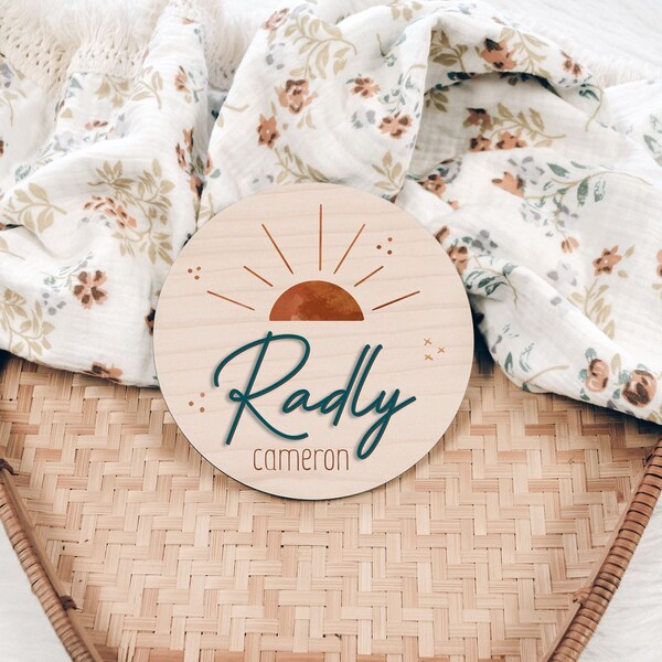 Sun Baby Hospital Sign Etsy